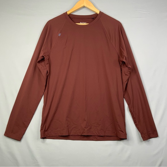 RHONE Other - Rhône Men's Reign Brown Long Sleeve Tee-Shirt. Men’s Size Medium.